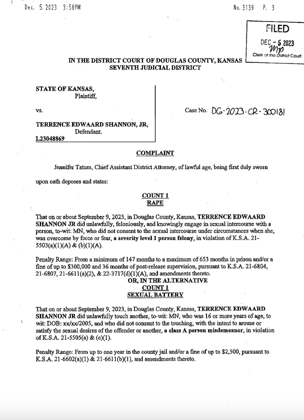 FOIA Requests Illuminate Details in Shannon Investigation